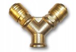 Szybkozłączka pneumatyczna TYP26 Dwójnik 2x Gniazdo / GW 3/8"