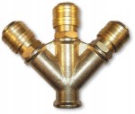 Szybkozłączka pneumatyczna TYP26 Trójnik 3x Gniazdo / GW 3/8"