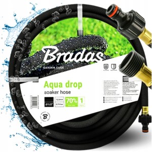 WĄŻ KROPLUJĄCY POCĄCY NAWADNIAJĄCY 1/2" AQUA-DROP 100M BRADAS WAD1/2100