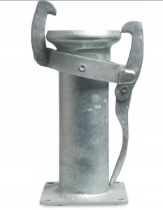 Złącze PERROT Żeński kołnierz Kwadrat KMF 159x150GU L=360