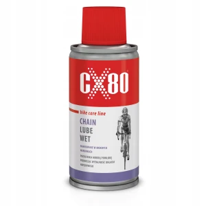 Mokry smar w sprayu do łańcucha rowerowego BIKE CHAIN LUBE WET 150ml CX80