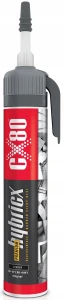 KLEJ HYBRYDOWY MONTAŻOWY JEDNOSKŁADNIKOWY HYBRICX PREMIUM CZARNY 210G CX80