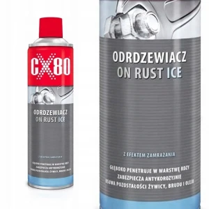 ODRDZEWIACZ ON RUST ICE SCHŁADZA USUWA RDZĘ OLEJ SPRAY 500ml CX80