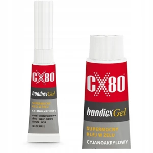 KLEJ CYJANOAKRYLOWY EKSPRESOWY UNIWERSALNY MOCNY BONDICX GEL 3g CX80