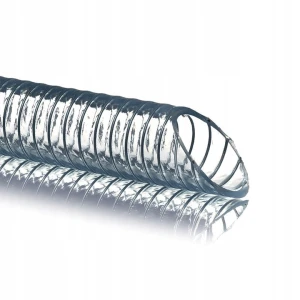Wąż przewód Ssawny PCV ze spiralą z drutu METALFLEX 32mm Odcinek 30m