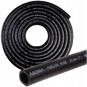 Wąż gumowy do paliwa benzyny oleju 7mm 20Bar Przewód Agoma Na metry