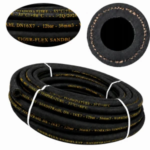 Wąż do Piaskowania Piaskarki 16mm 16x7 Trudnościeralny Gumowy MOCNY 36mm3