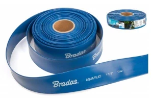 WĄŻ STRAŻACKI PŁASKI GUMOWY 1'' 25mm DO POMPY WODY / 40m